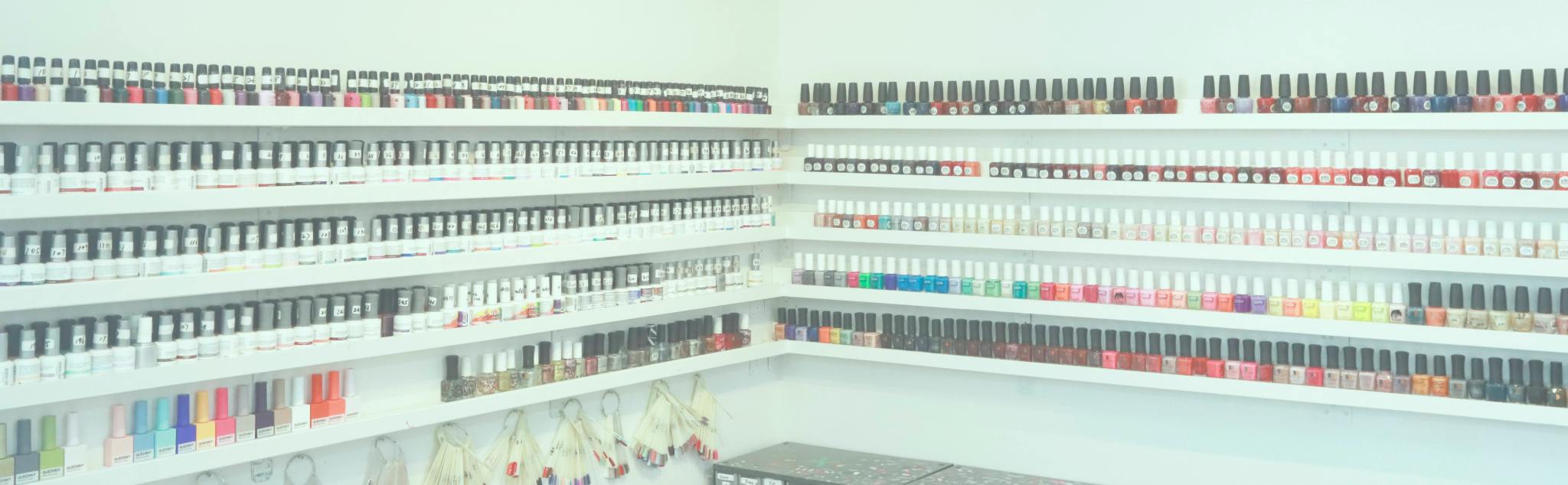 Nail polish color display