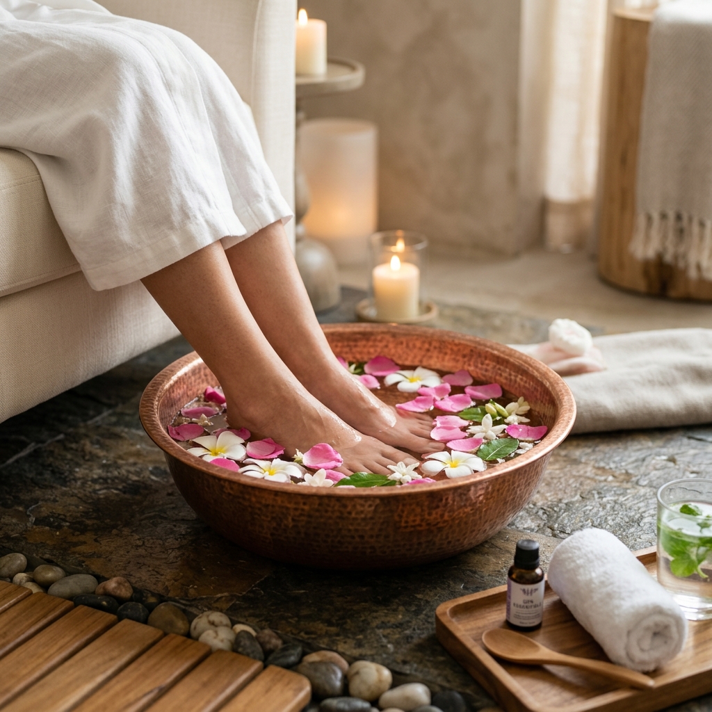 Spa pedicure service